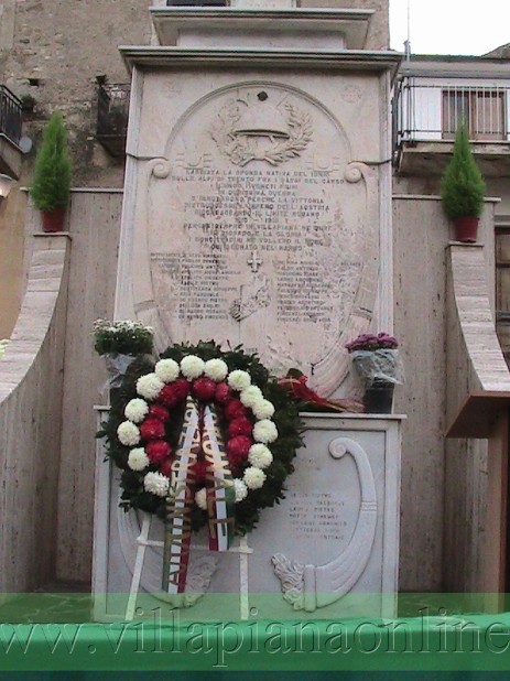 Villapiana, Monumento ai caduti